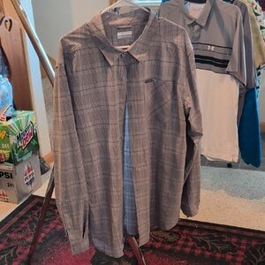 Columbia gray Plaid Button Down